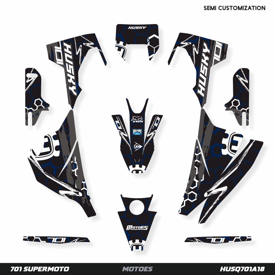 Husqvarna 701 Modelleri için Grafik Kiti 701 Enduro 2016-2023 - Standart Gloss