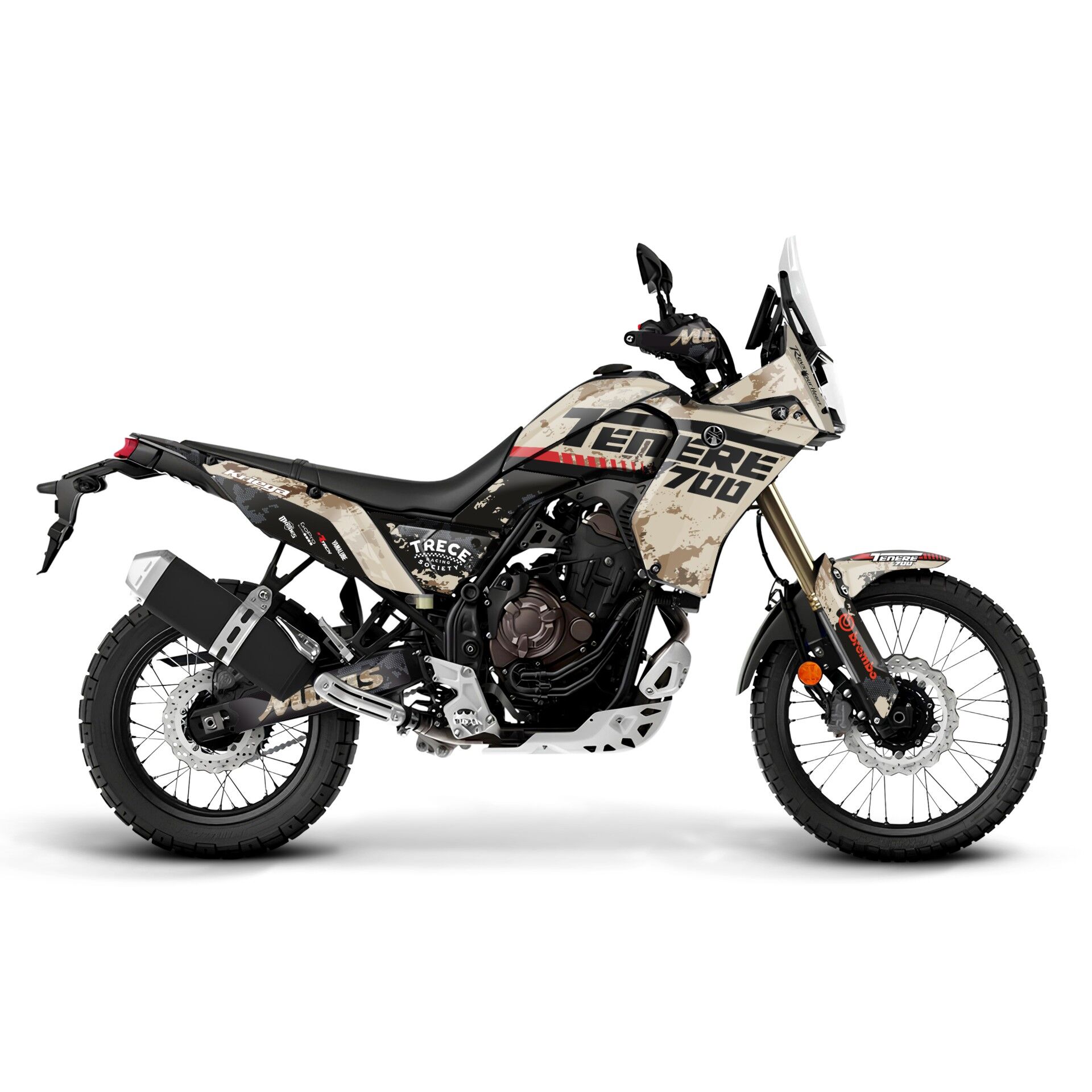YAMAHA TENERE 700 İÇİN GRAFİK SETİ Tenere 700 Rtech Revolution - 2022 - Standart Gloss