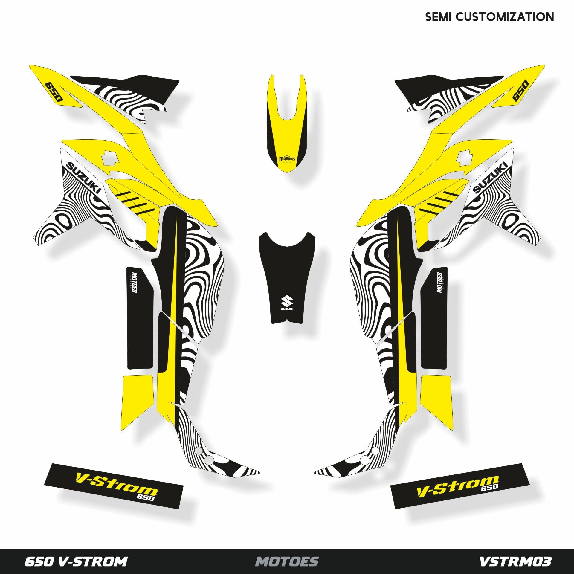 Suzuki V-STROM Modelleri için Grafik Kiti