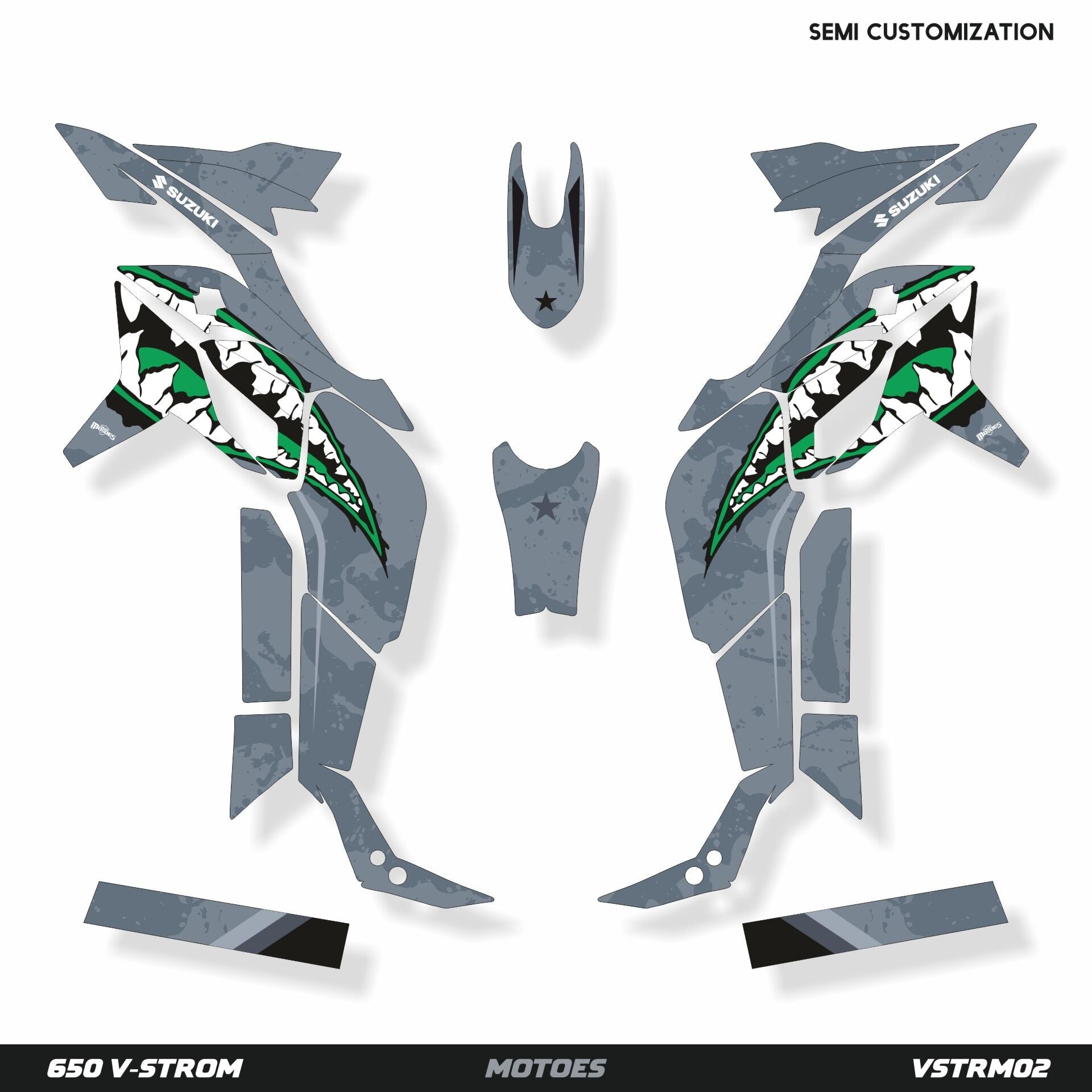 Suzuki V-STROM Modelleri için Grafik Kiti