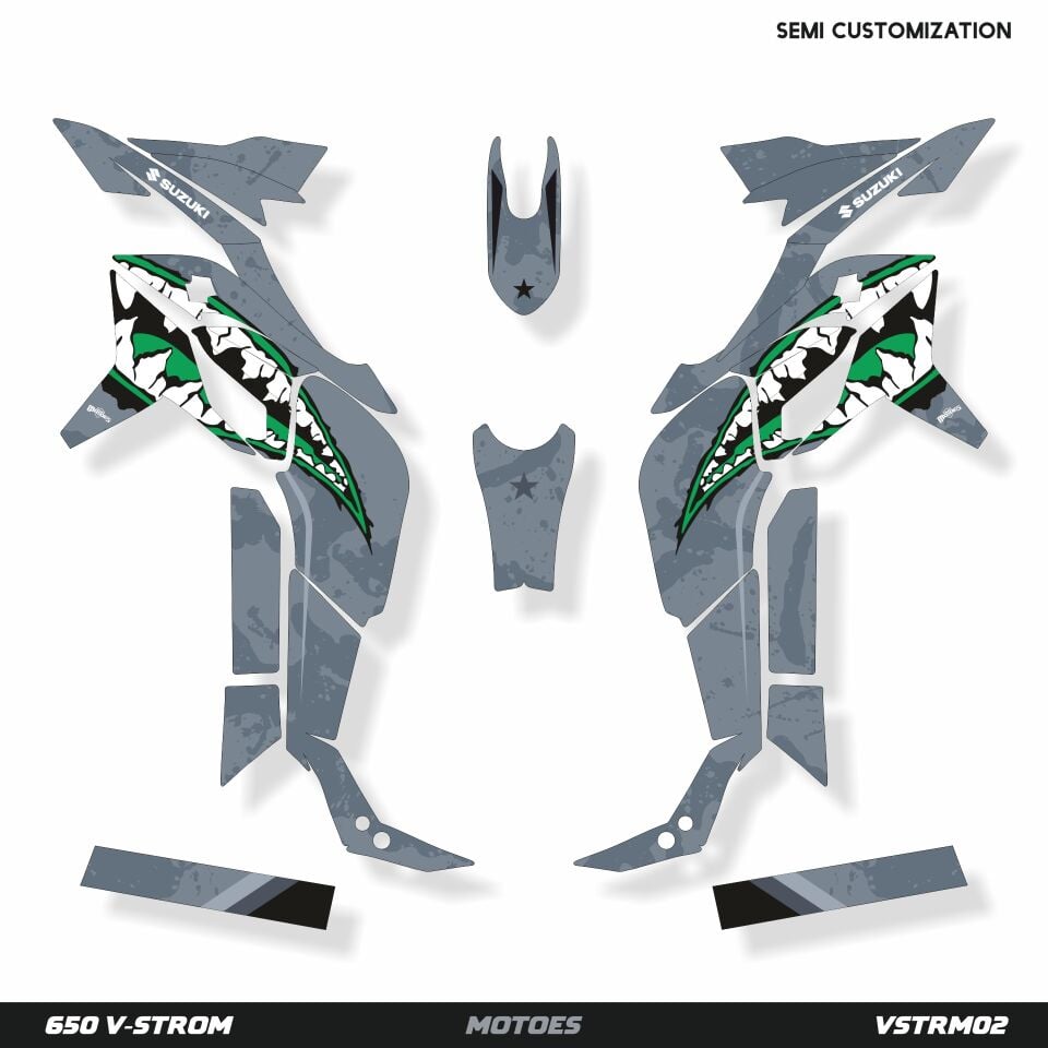 Suzuki V-STROM Modelleri için Grafik Kiti