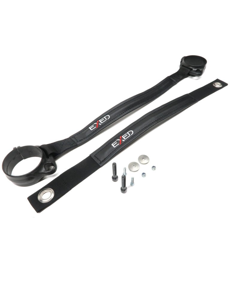 KTM-HUSKY-GASGAS EXC 2020-2024 için Ön ve Arka Kaldırma Kayışı Kiti - Siyah