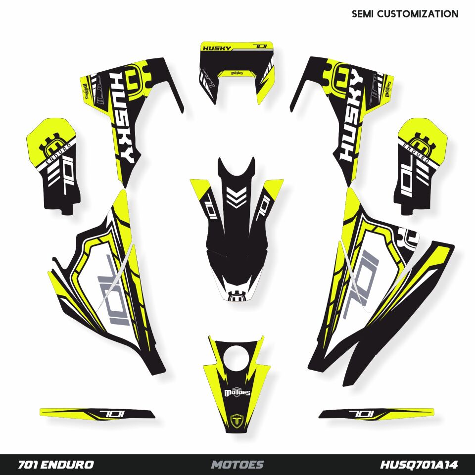 Husqvarna 701 Modelleri İçin Grafik Kiti 701 SM 2016-2023 - Standart Gloss