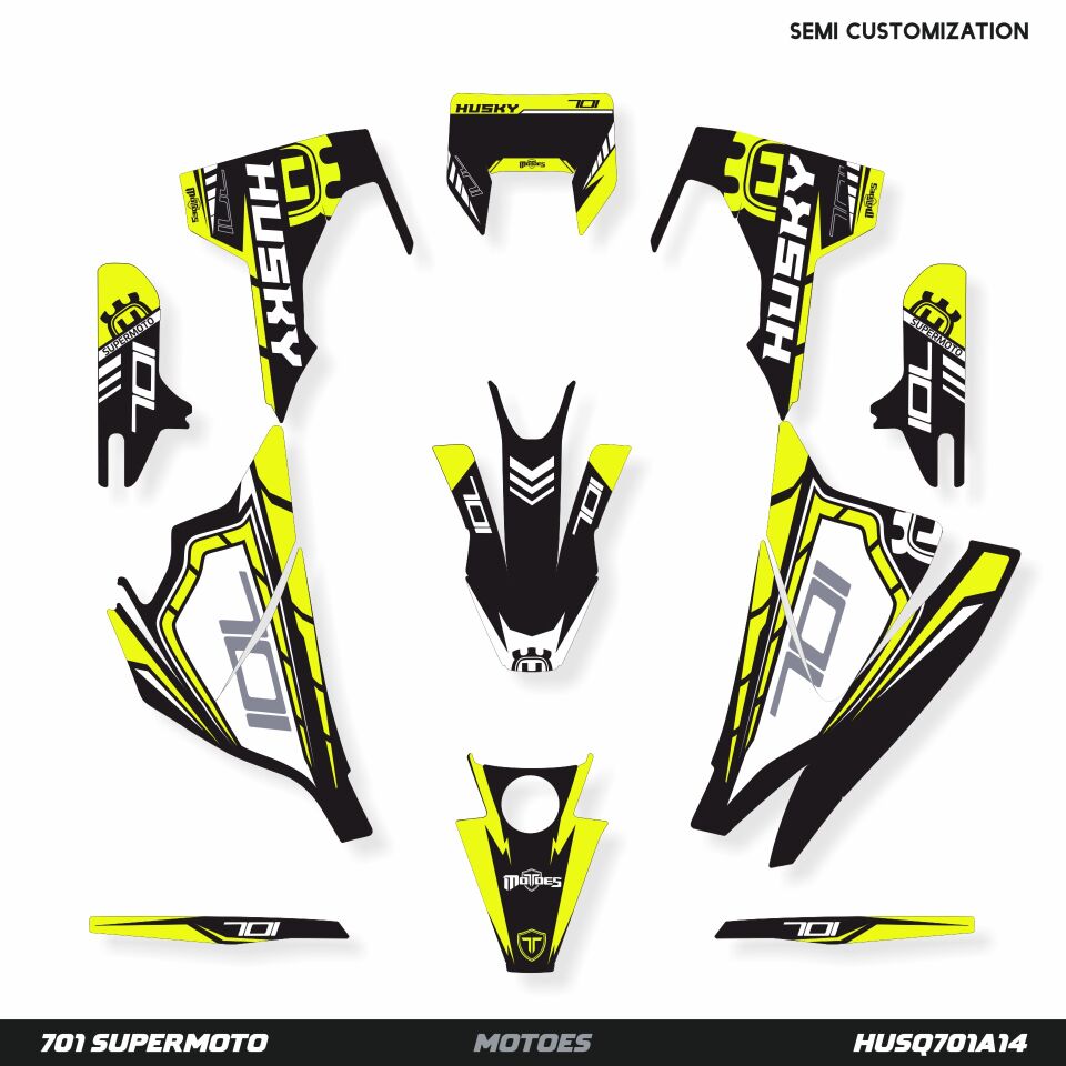 Husqvarna 701 Modelleri İçin Grafik Kiti 701 SM 2016-2023 - Standart Gloss