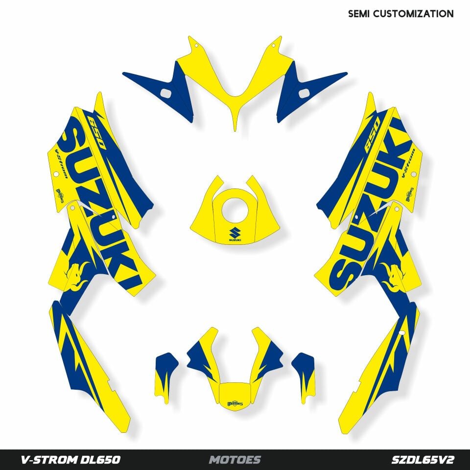 Suzuki V-Strom Modelleri İçin Grafik Kiti