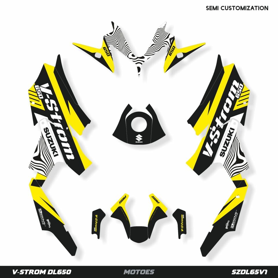 Suzuki V-Strom Modelleri için Grafik Kiti