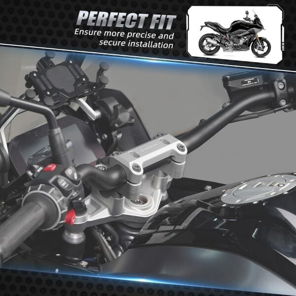 BMW R1200GS Adventure 2014-2018 ve R1250GS Adventure 2019-2024 İçin Gidon Yükseltme Aparatı