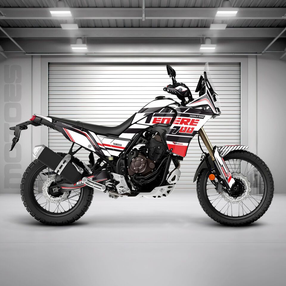 YAMAHA TENERE 700 İÇİN GRAFİK SETİ Tenere 700 World Raid - 2022 - Standart Matte