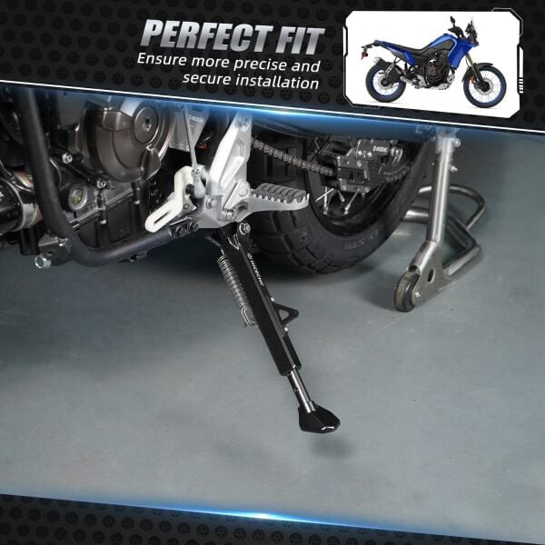 Yamaha Tenere 700 / XTZ700 2019-2024 Rally Edition 2020-2024 için Ayarlanabilir Yan Ayak-SİYAH