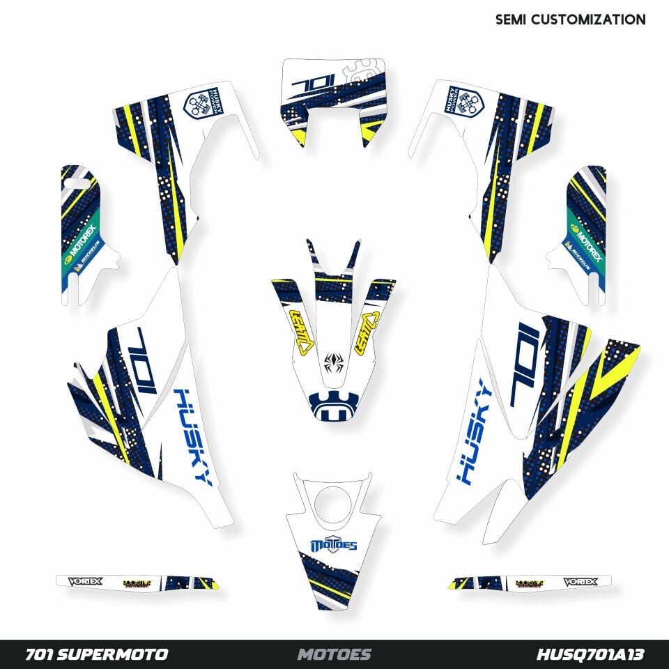 Husqvarna 701 Modelleri İçin Grafik Seti 701 Enduro 2016-2023 - Standart Gloss - No Extra