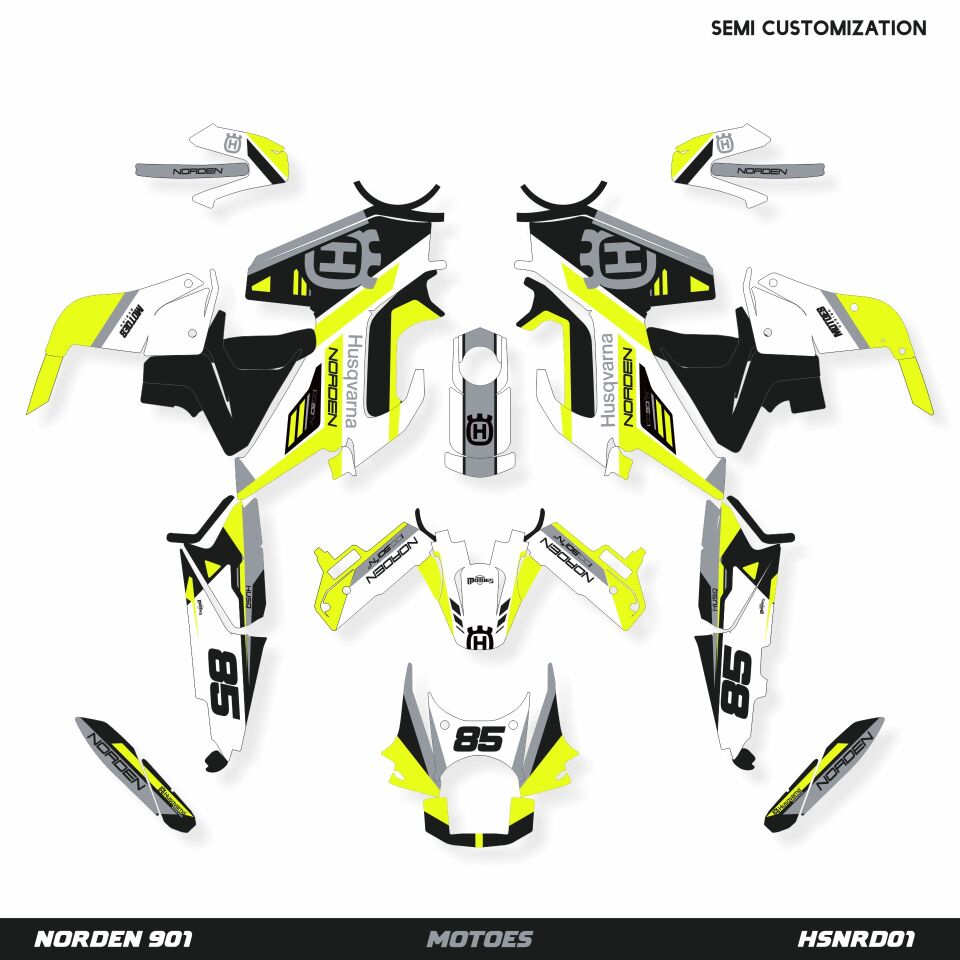 Husqvarna Norden 901 için Grafik Kiti Norden 901 - Standart Parlaklık