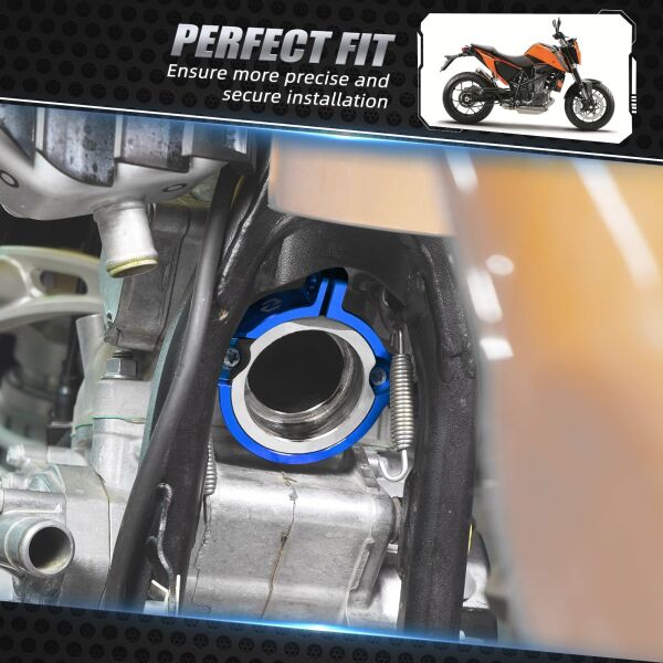 KTM XC SX EXC XCW Husqvarna TE Gas Gas 250 300 için Egzoz Flanş Kelepçe Koruması
