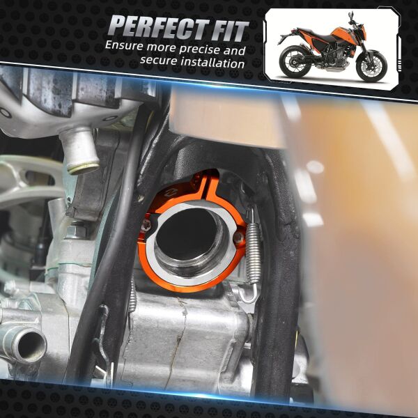 KTM XC SX EXC XCW Husqvarna TE Gas Gas 250 300 için Egzoz Flanş Kelepçe Koruması