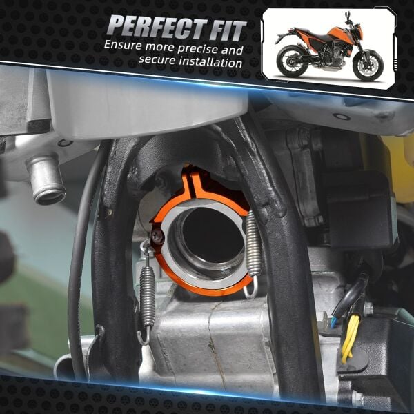 KTM XC SX EXC XCW Husqvarna TE Gas Gas 250 300 için Egzoz Flanş Kelepçe Koruması