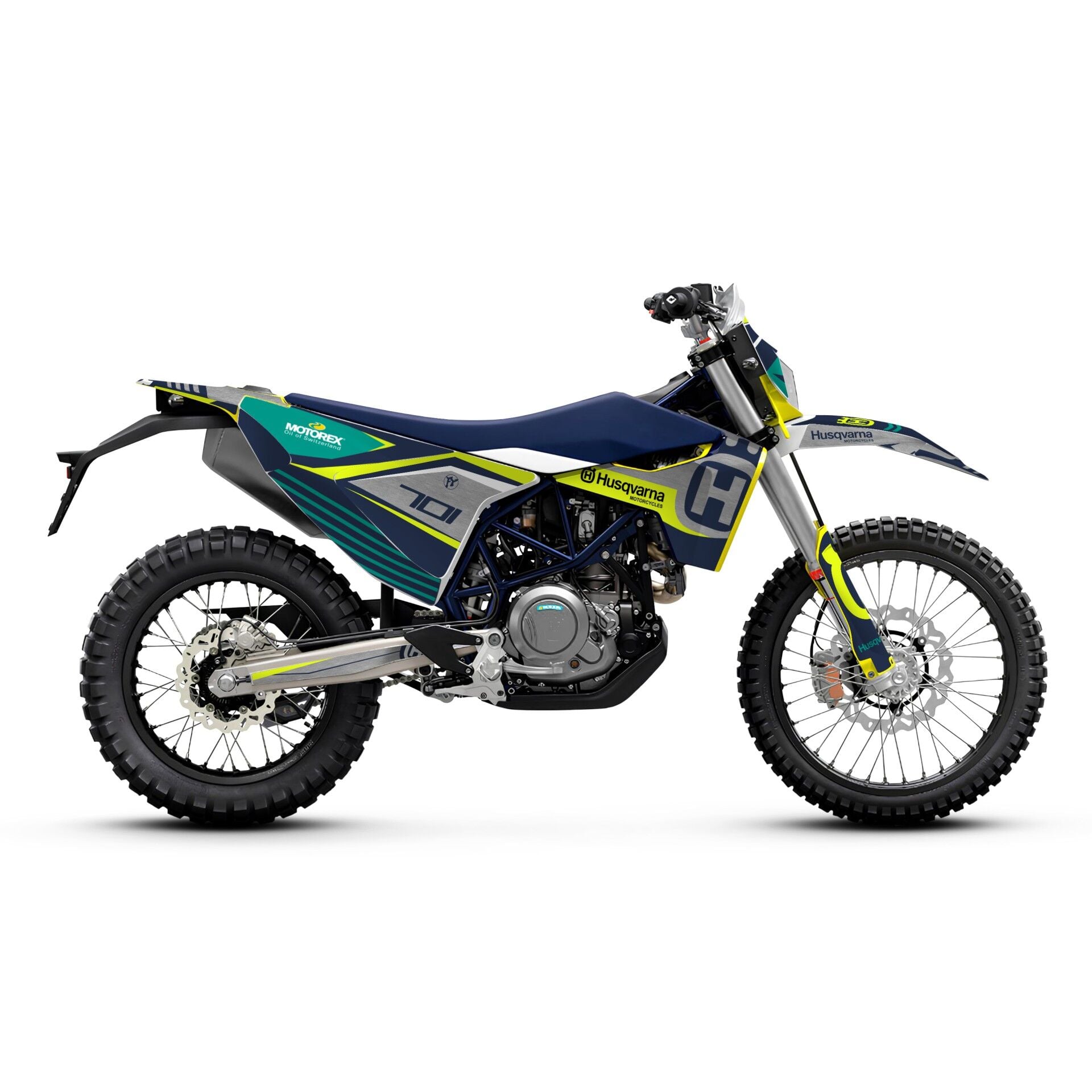 Husqvarna 701 Modelleri için Grafik Seti 701 Enduro 2016-2023 - Standart Gloss - Fluo Parts