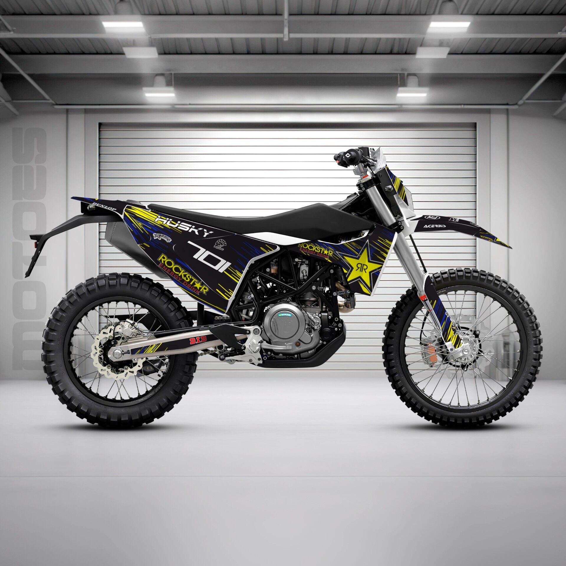 Da 701 Husqvarna 701 Grafik Kiti ve Sticker Seti - Özel Tasarım