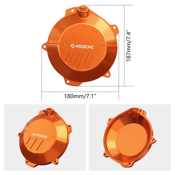 Güçlendirilmiş Debriyaj Kapağı Koruması - KTM 250/300 EXC XCW, Husqvarna 250 300 TE, GasGas EX MC EC 250/300