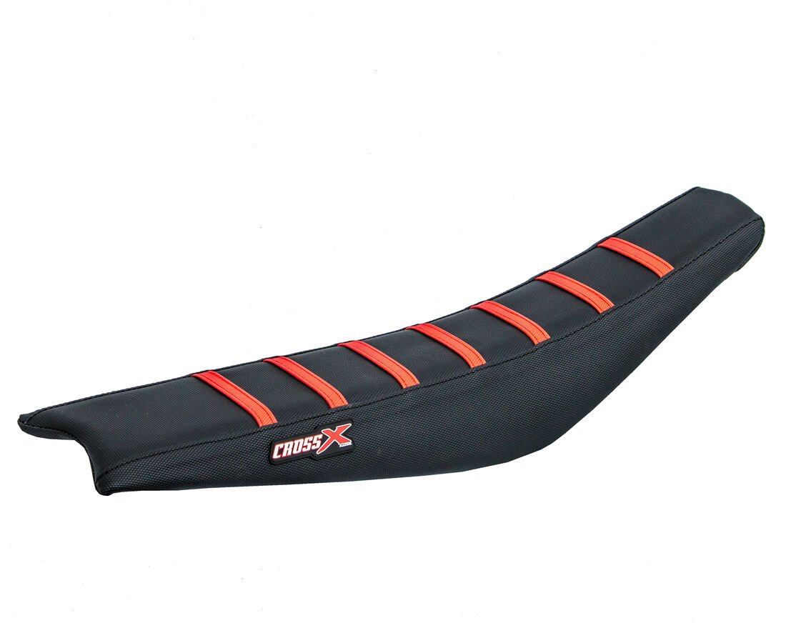 Cross X Seat Cover / GASGAS / BLACK - BLACK - RED