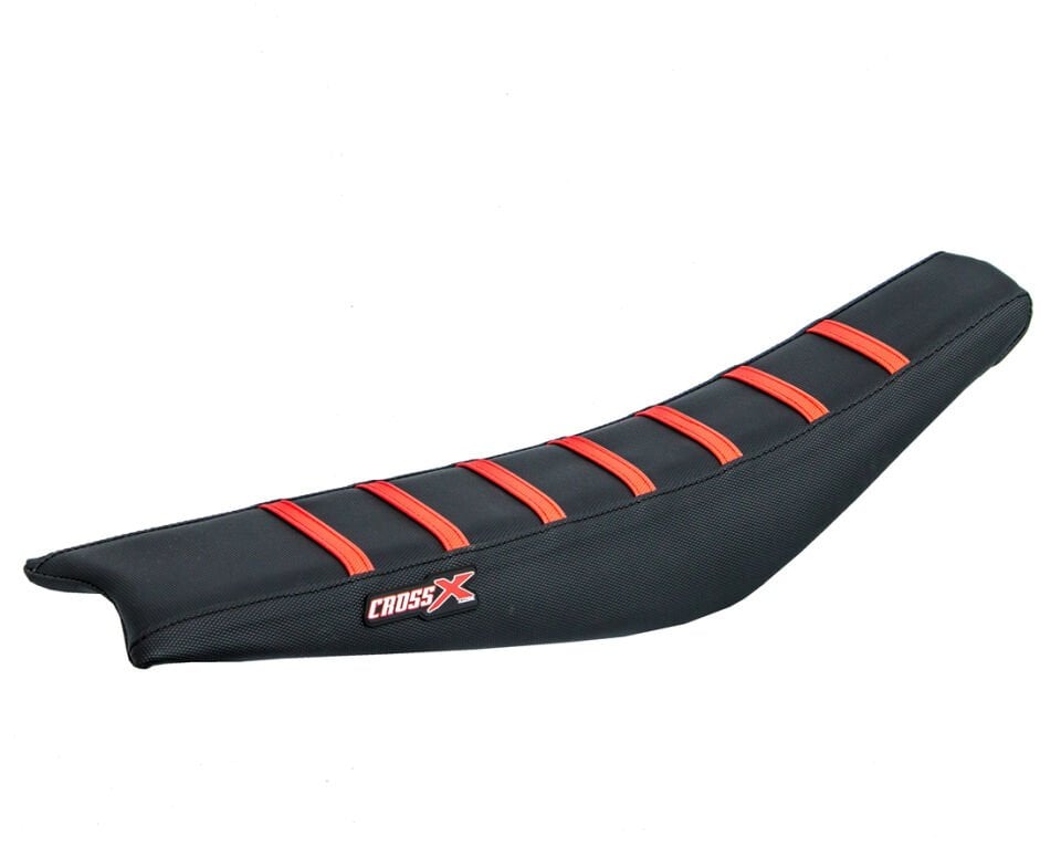 Cross X Seat Cover / GASGAS / BLACK - BLACK - RED