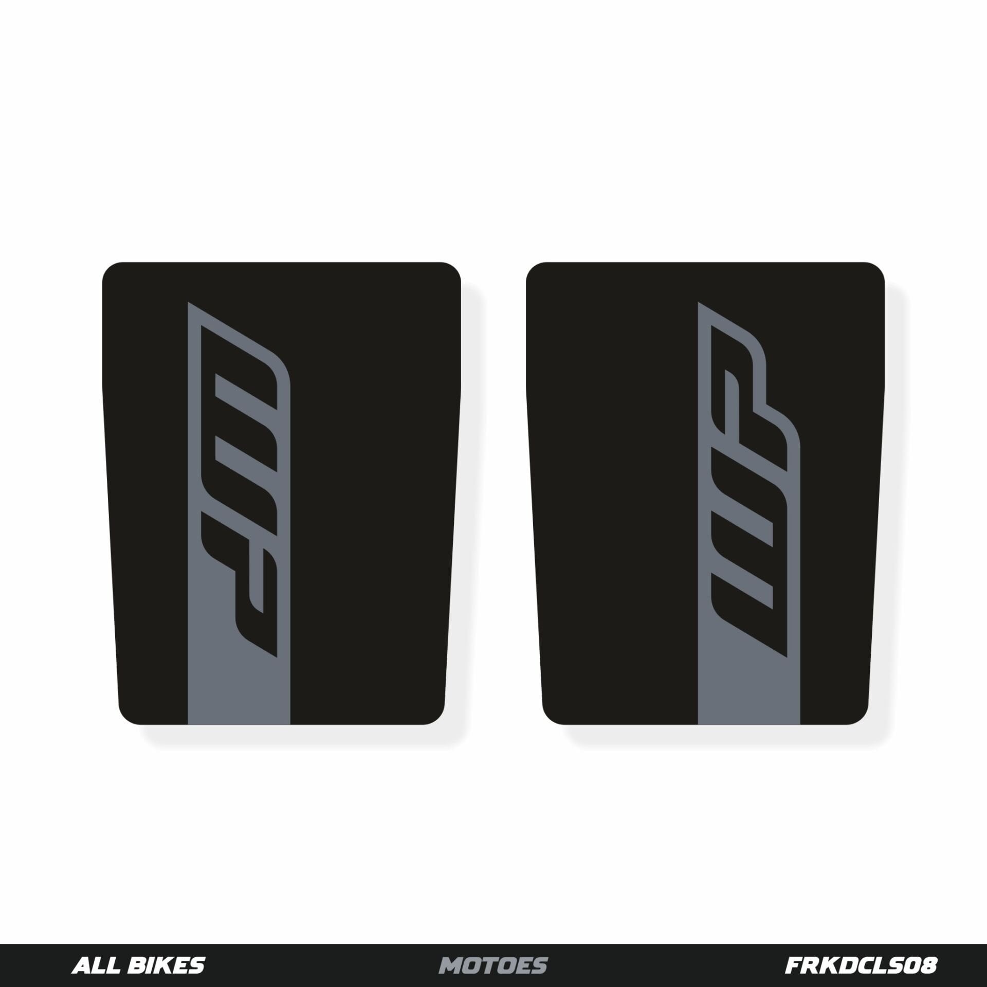 WP Amortisör Etiket Seti - Siyah