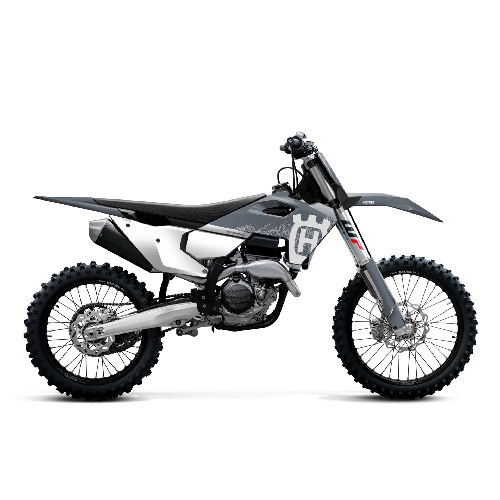 Husqvarna Modelleri için Grafik Kiti - Pro Edit TC85 2015-2017 - Standart Mat - Seçenek 2