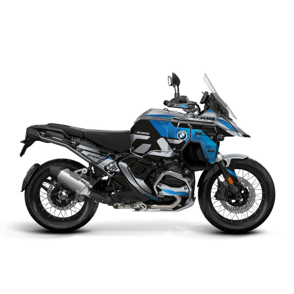 BMW GS R1300 ADV İÇİN GRAFİK KİTİ Type A - GRİ - Standart Parlaklık