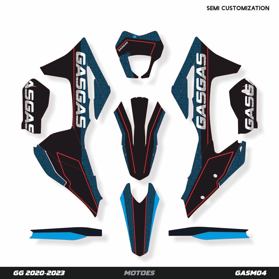 Gasgas Modelleri için Grafik Kiti SM 700 2022+ - Standart Parlaklık