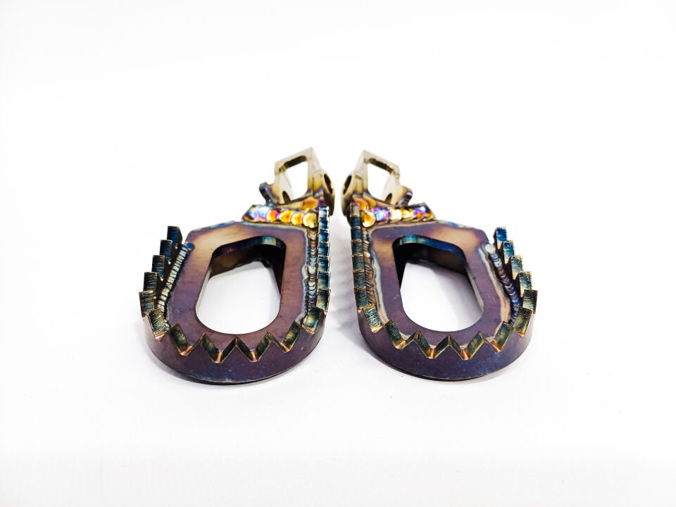 Motoes ProPegs Paslanmaz Çelik Ayaklık – BETA RR ve Racing 2020-2026 5 MM DOWN - 10 MM BACK