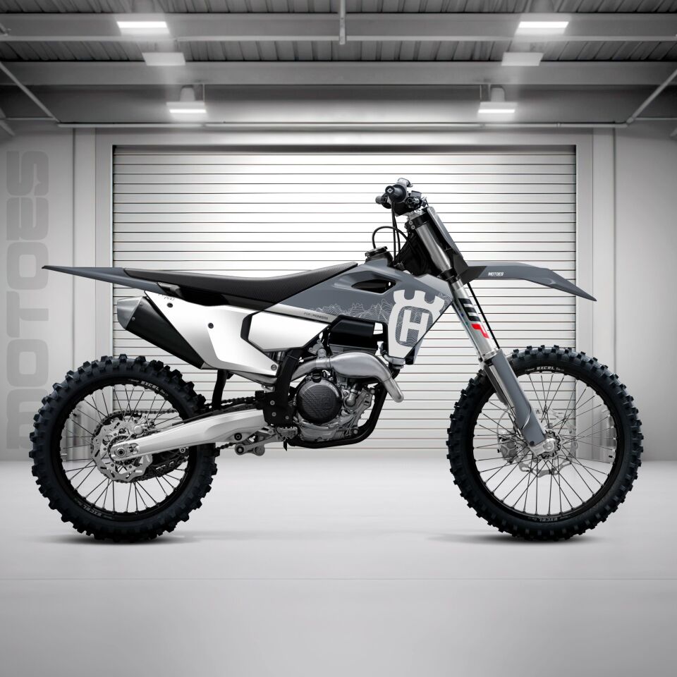 Husqvarna Modelleri için Grafik Kiti - Pro Edit TC50 2024-2025 - Standart Mat - Seçenek 2