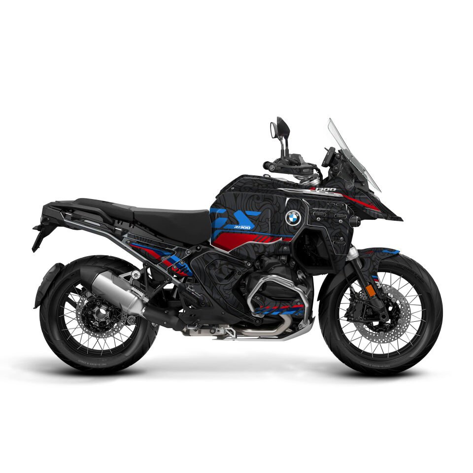 BMW GS R1300 ADV İÇİN GRAFİK KİTİ Type B - BEYAZ - Standart Mat
