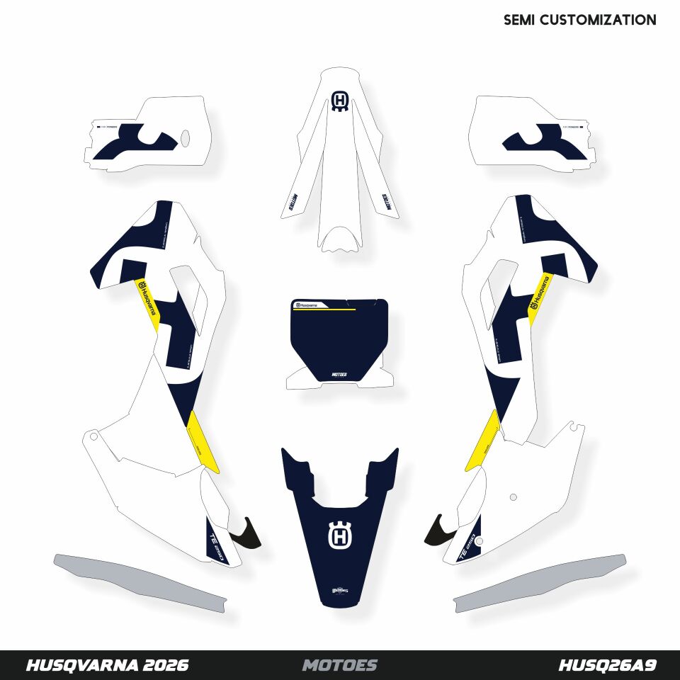 Husqvarna Modelleri için Grafik Kiti TC-FC 2019-2022 - Standart Matte