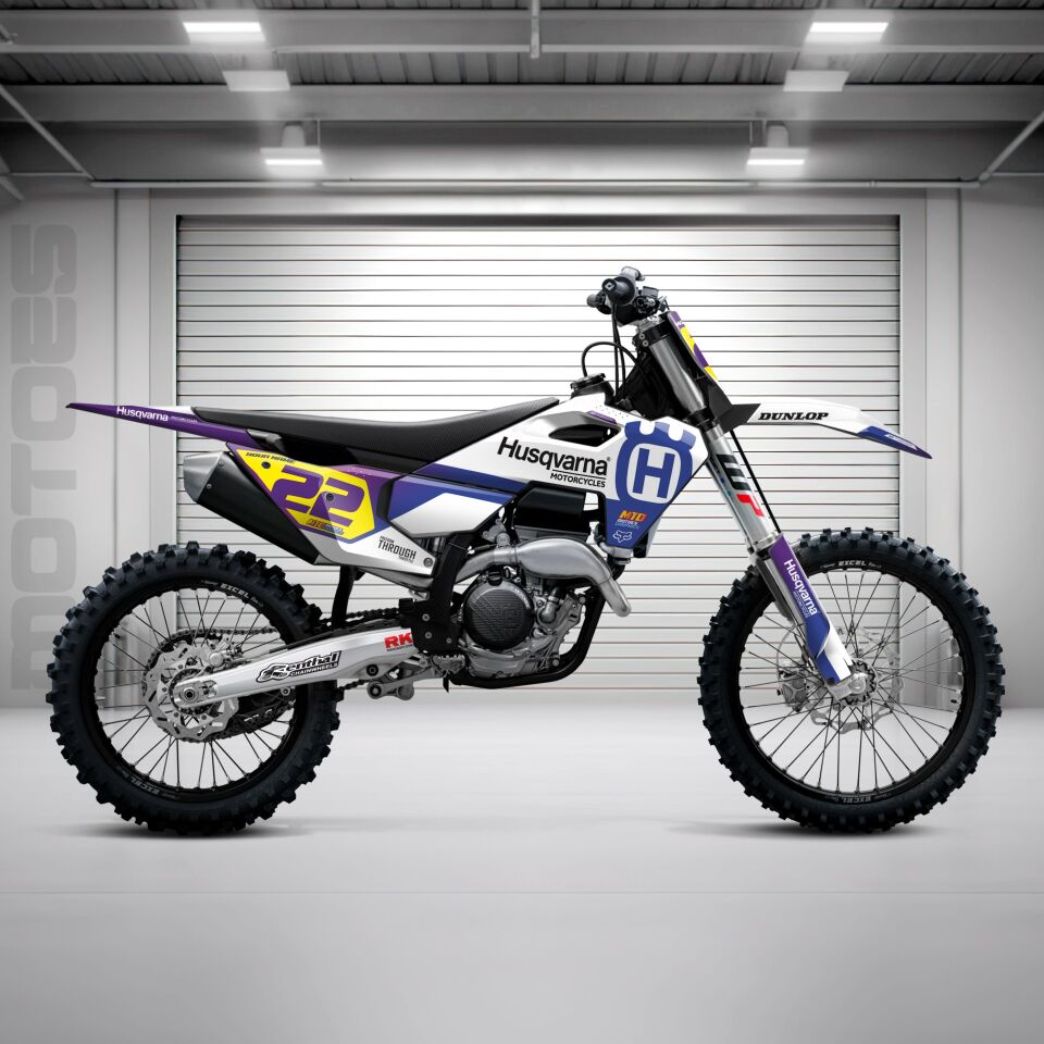 Husqvarna Modelleri için Grafik Kiti 901 Norden - Standart Parlaklık