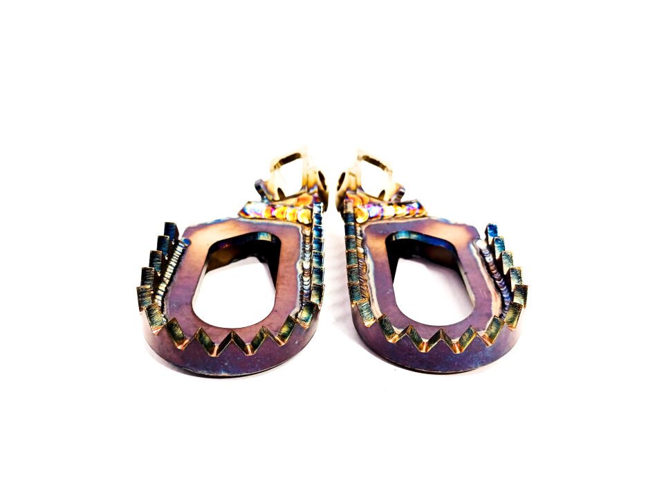 Motoes Paslanmaz Çelik Özel Ofset Pozisyonlu Ayaklık KTM 2017-2023 Modelleri İçin 5 MM DOWN - 10 MM BACK