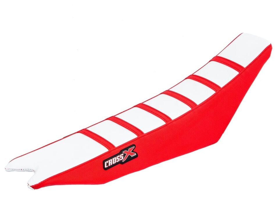 Cross X Seat Cover / BETA / WHITE - RED - RED