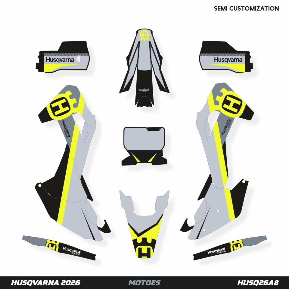 Husqvarna Modelleri için Grafik Kiti TE-FE 2013-2016 - Standart Matte