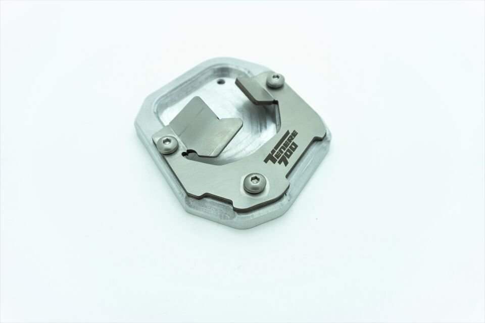 YAMAHA TENERE 700 için yan destek standı uzatma plakası ped büyütücü