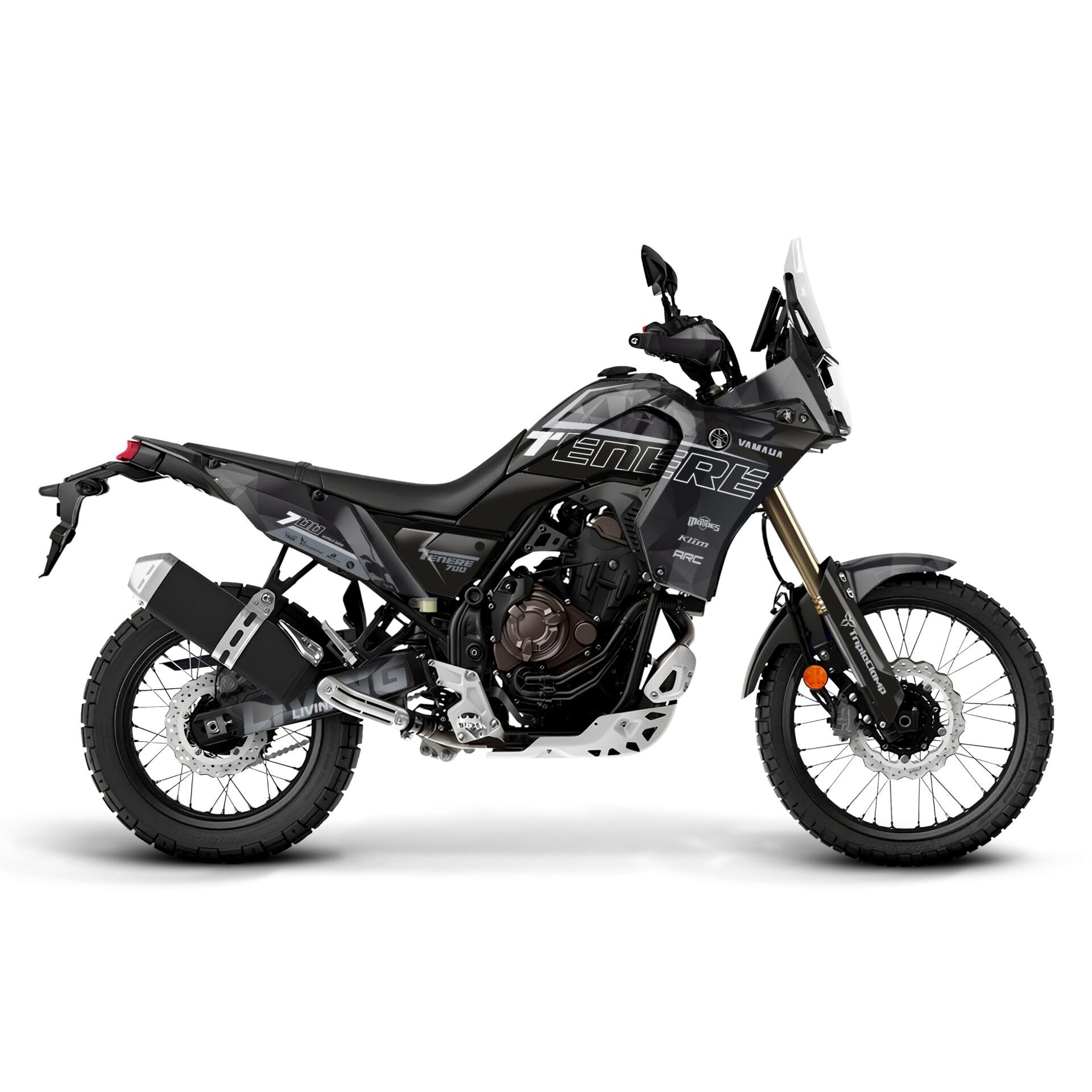 YAMAHA TENERE 700 İÇİN GRAFİK SETİ Tenere 700 World Raid - 2019 - Standart Matte