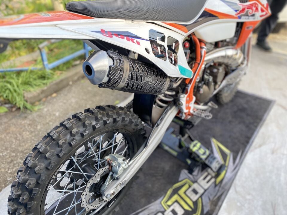 Hengjian -TrailEx -GPX 250-300 2T için Egzoz Susturucu Boru Koruyucusu