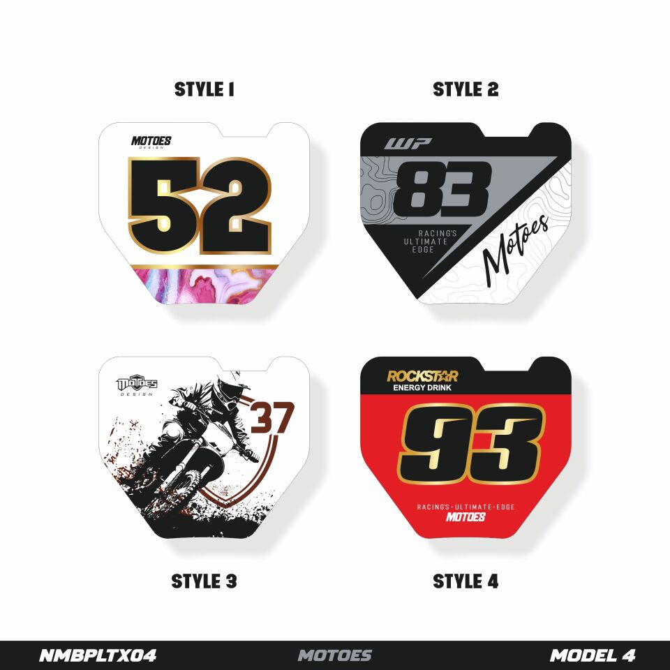 Motoes Mini Plaka Etiket Paketi