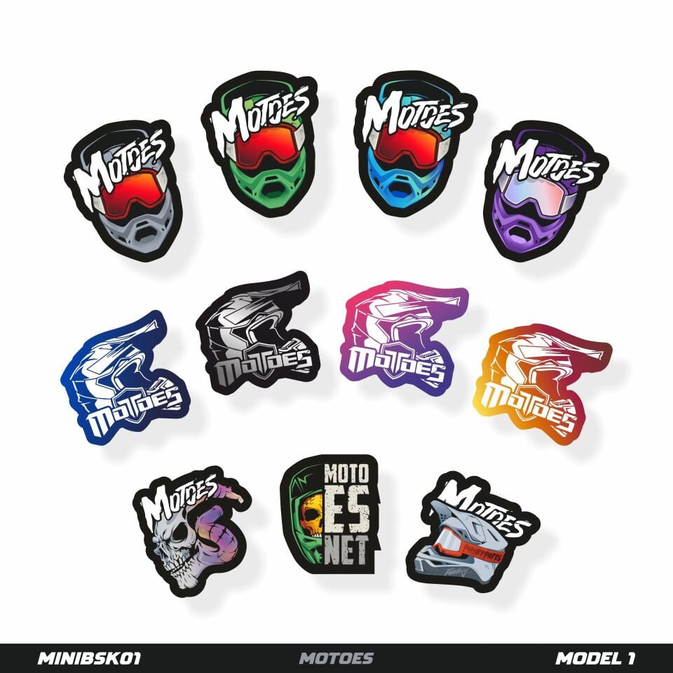 Motoes Mini Çıkartma Paketi