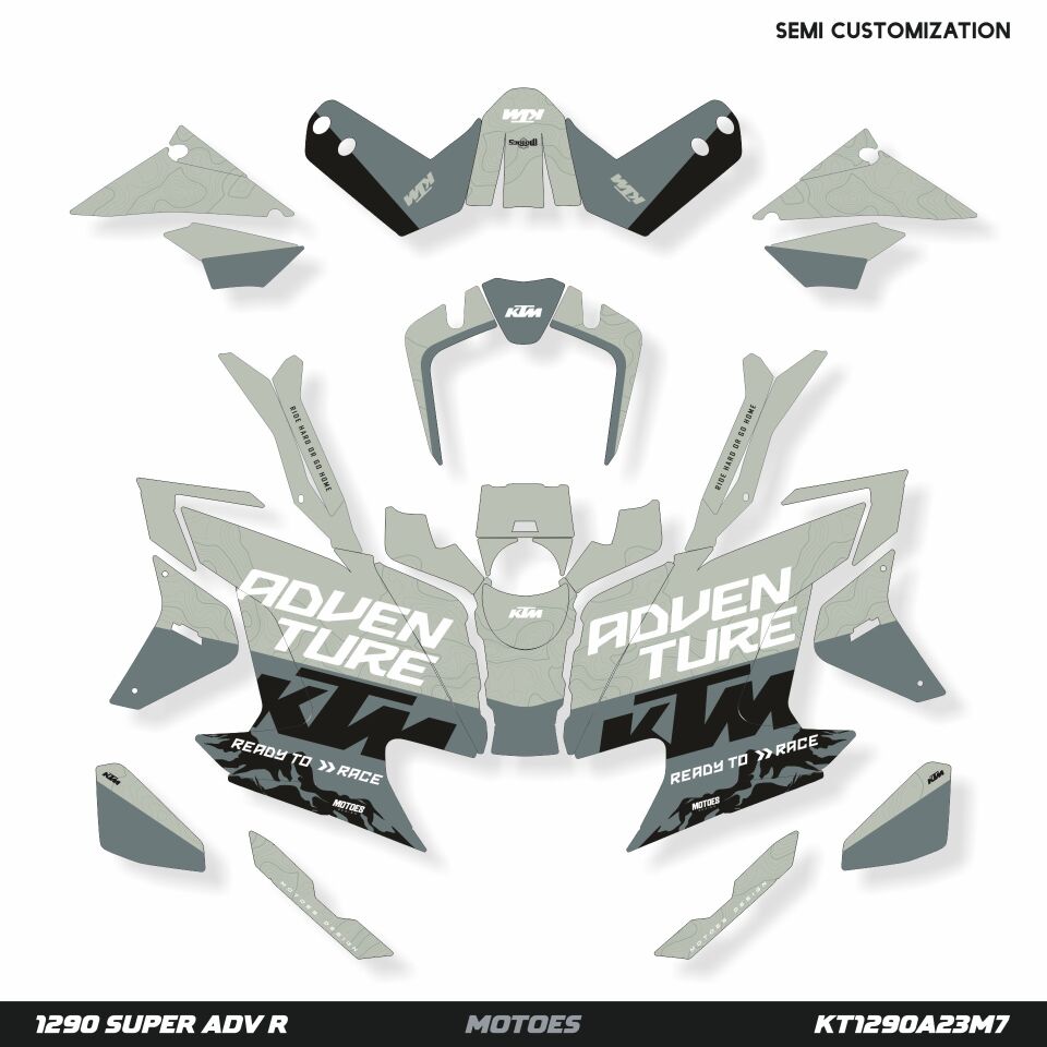 KTM ADV Modelleri için Grafik Kiti