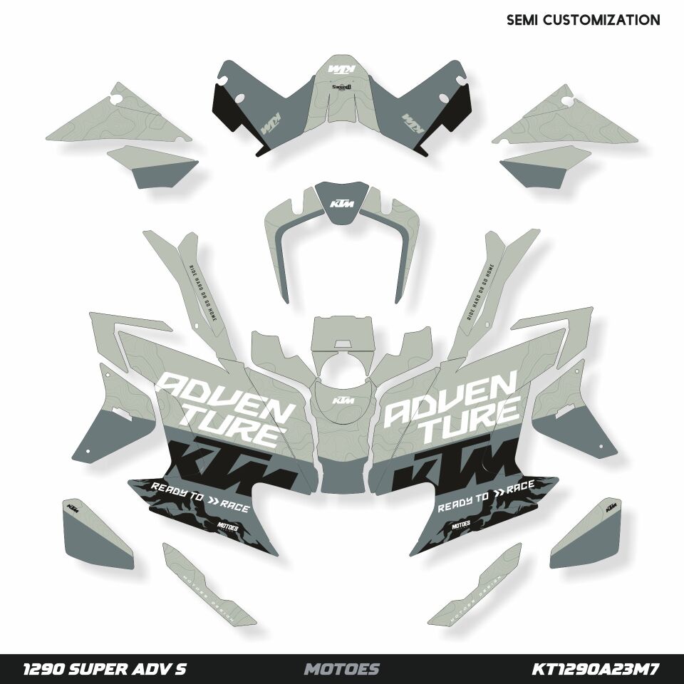 KTM ADV Modelleri için Grafik Kiti