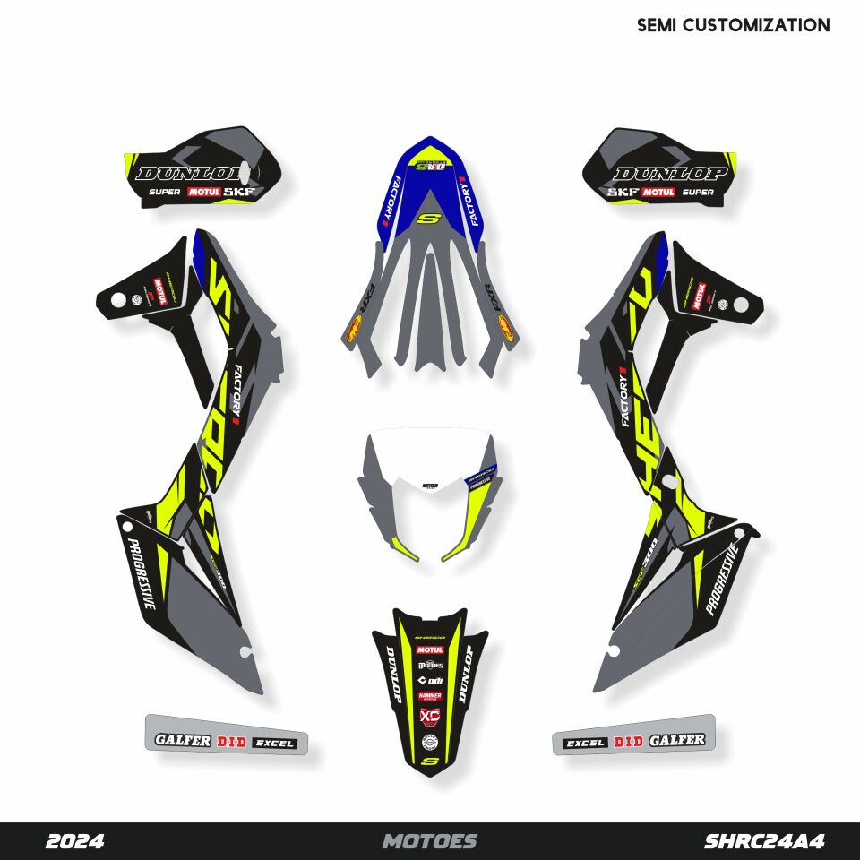 Sherco Modelleri İçin Grafik Kiti SE-SEF 2024 - Standart Matte