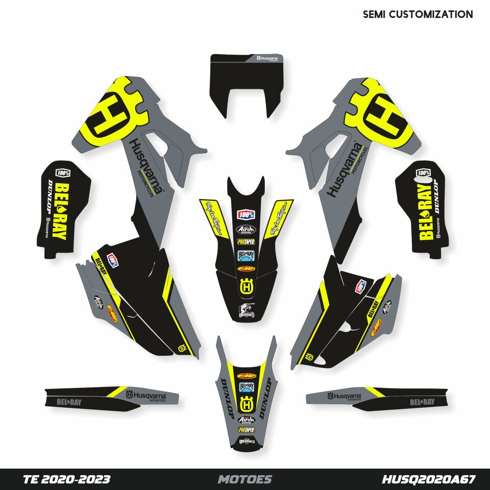 Husqvarna Modelleri için Grafik Kiti 701 SM 2016-2023 - Standart Parlaklık