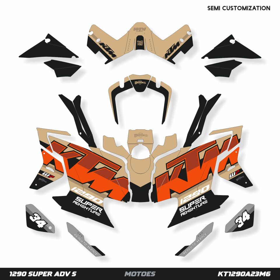 KTM ADV Modelleri için Grafik Kiti