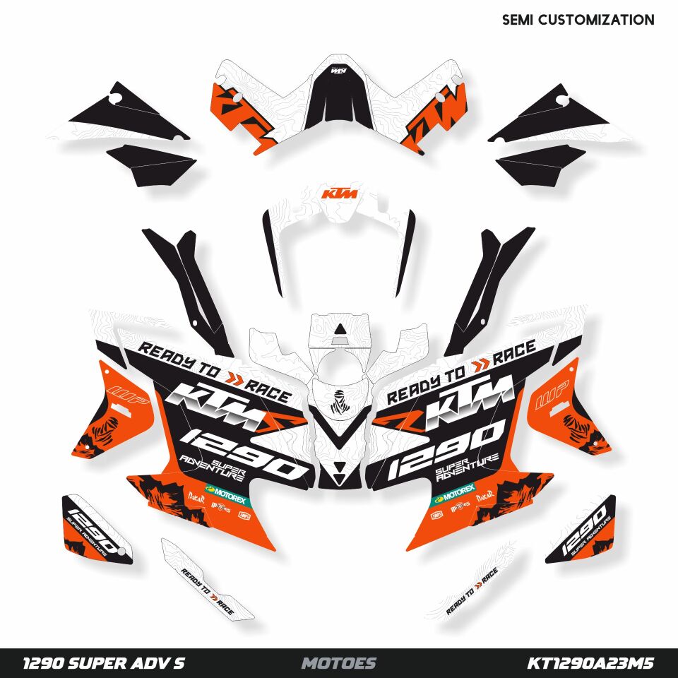 KTM ADV Modelleri için Grafik Kiti