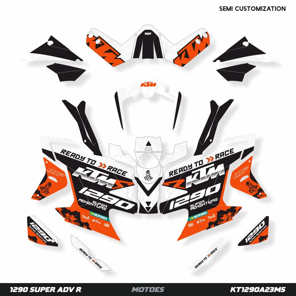 KTM ADV Modelleri için Grafik Kiti