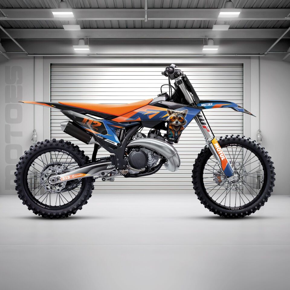 KTM Modelleri için Grafik Kiti - Cosmic Nomads SX 65 2024 - Standart Parlaklık - Seçenek 2