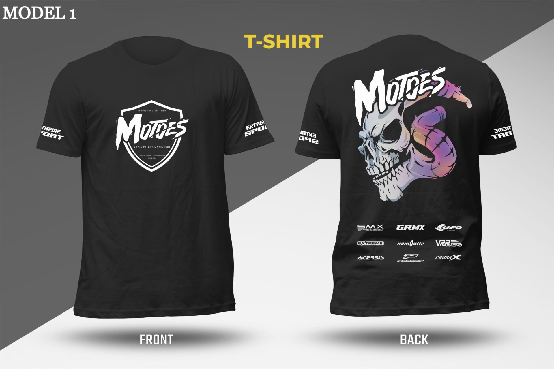 MOTOES T-SHIRT X Large - MODEL2