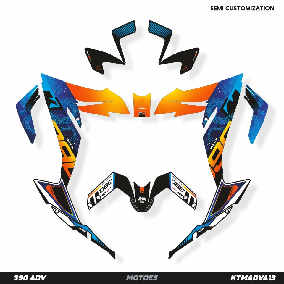 KTM ADV Modelleri için Grafik Kiti